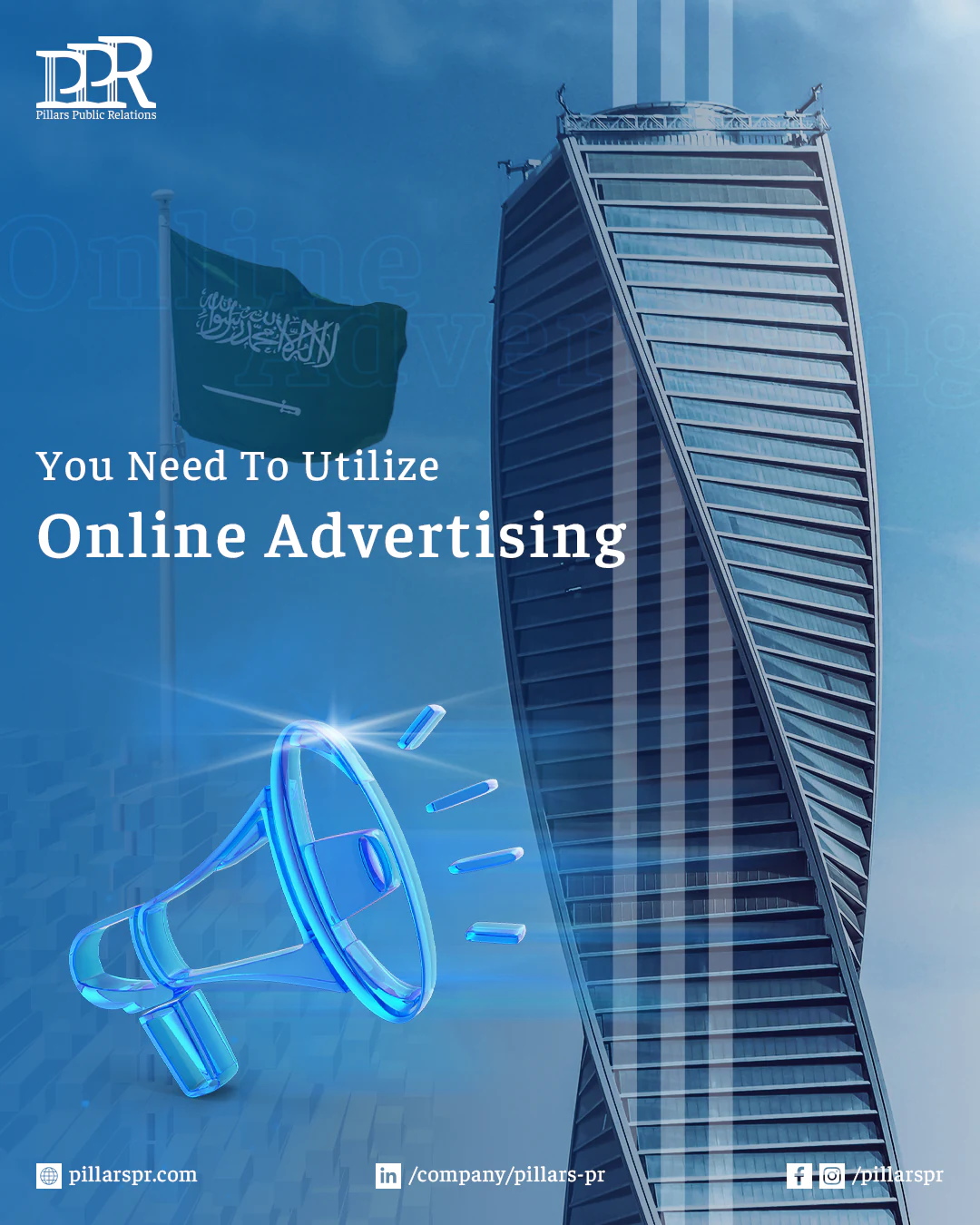 Pillars PR online advertising campaign design for lawyers and legal organizations.