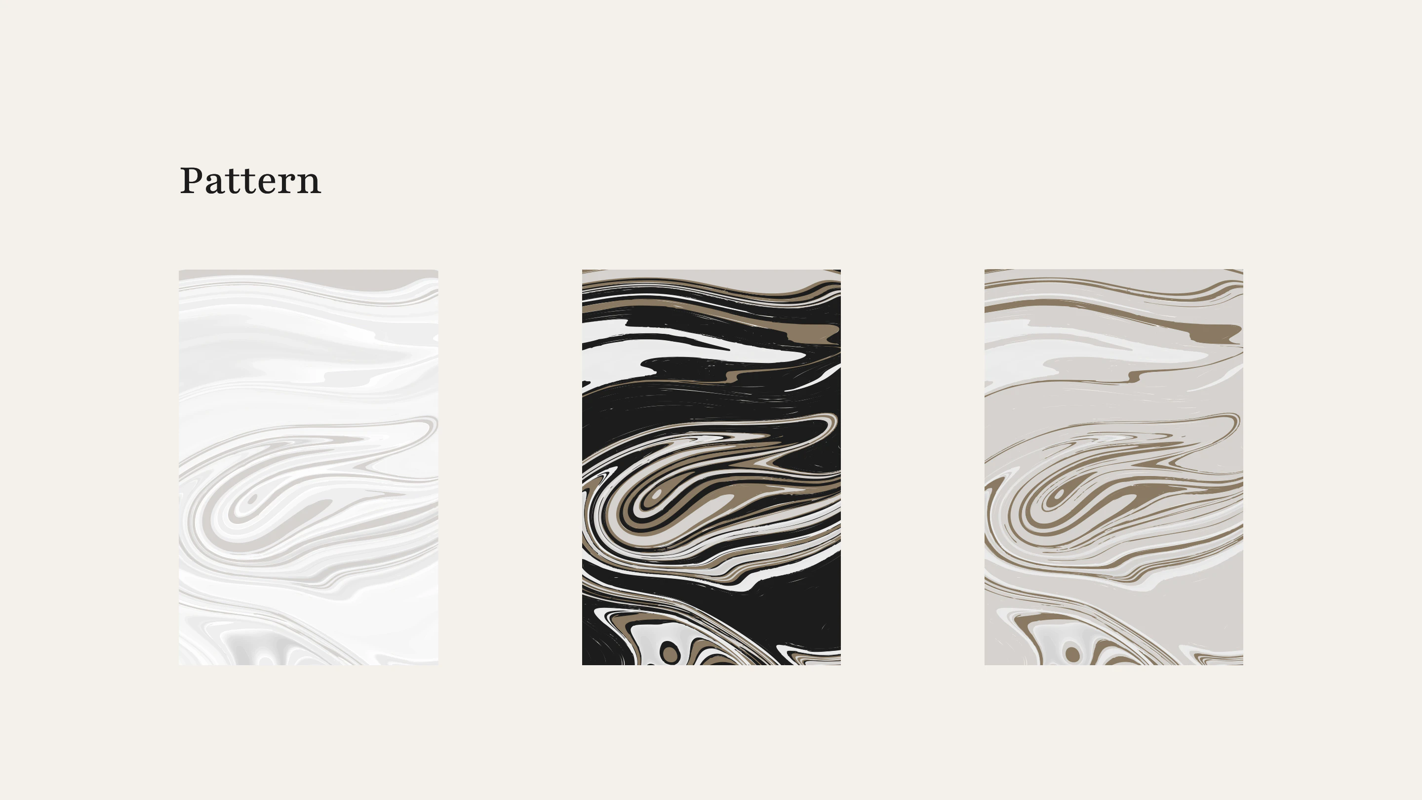 X Factor Interior Design supporting pattern shown across light, charcoal, and warm-neutral colorways.